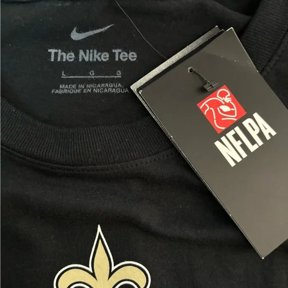 Nike Black Men’s Large Saints WINSTON #2 NFL FOOTBAL Tshirt New With Tags - Picture 5 of 7